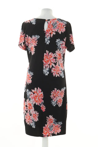 Black dress with flowers