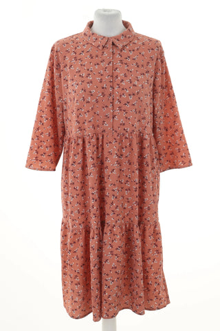 Pink floral dress