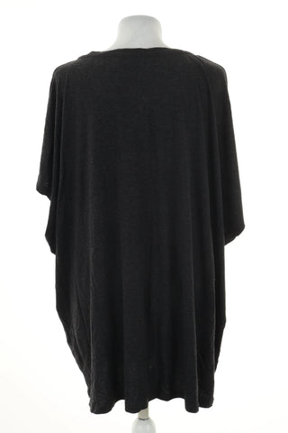 Bluzka grafitowa świąteczna