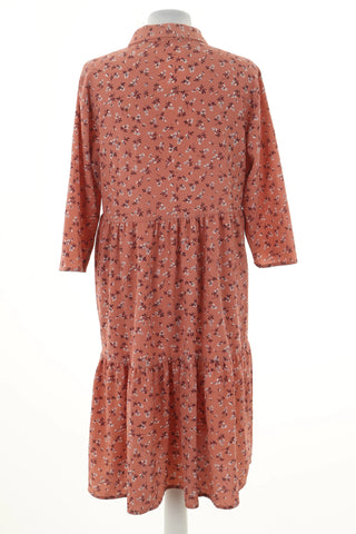 Pink floral dress