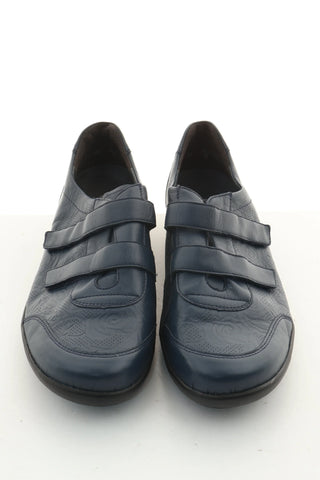 Buty granatowe skóra