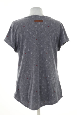 Koszulka szara wzorek