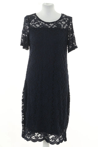 Navy blue lace dress