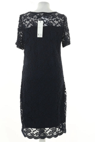 Navy blue lace dress
