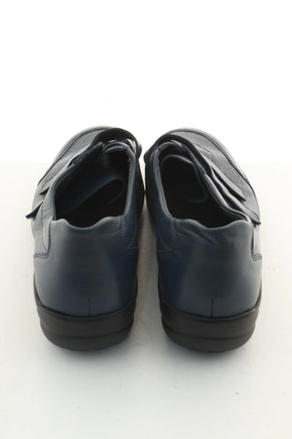 Buty granatowe skóra