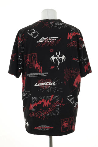 Koszulka czarna wzorek