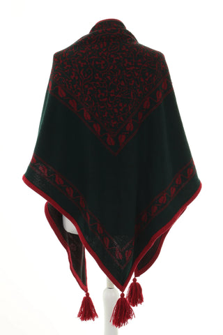 Chusta zielona wzorek