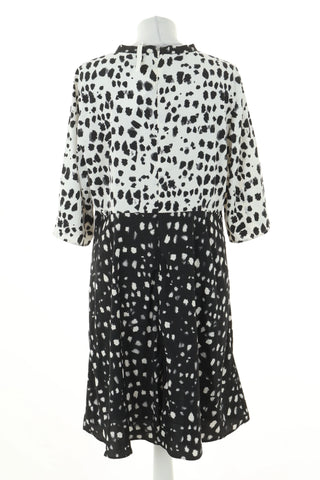 Black dress with pattern