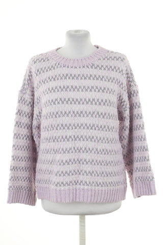 Sweter fioletowy wzorek