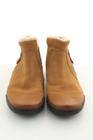 Buty brązowe skóra