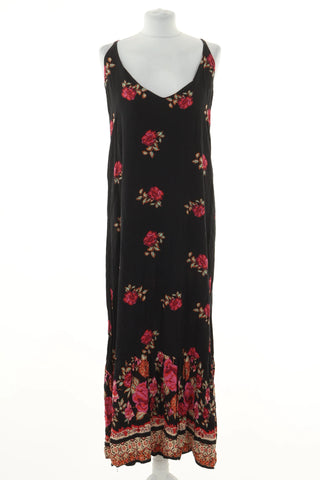 Black dress with flowers