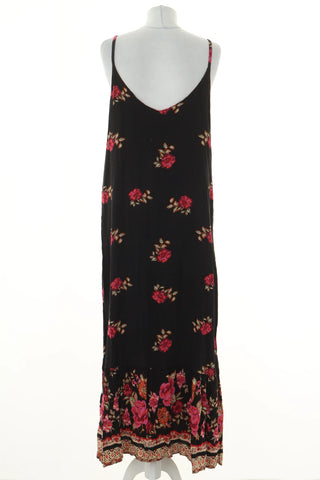 Black dress with flowers