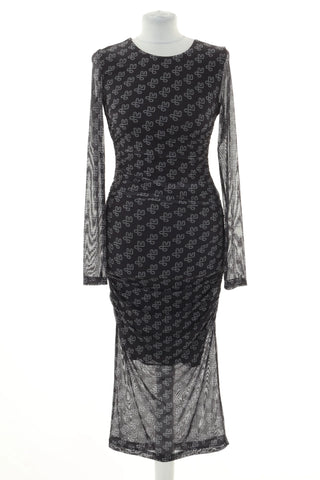 Sukienka czarna wzorek