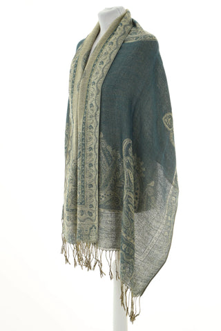 Szalik zielony wzorek