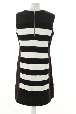 Black striped dress