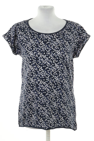 Bluzka granatowa kropki