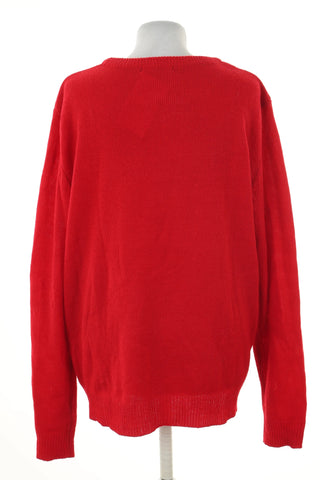 Sweter czerwony świąteczny