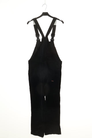 Ogrodniczki czarne sztruksowe