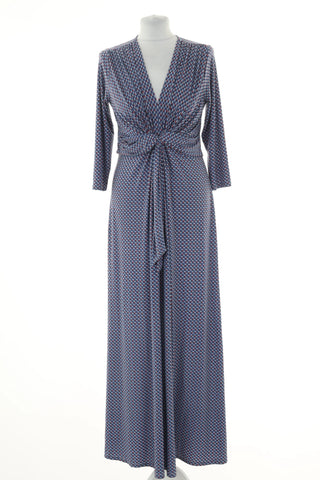 Sukienka niebieska wzorek