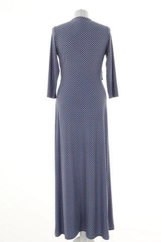 Sukienka niebieska wzorek