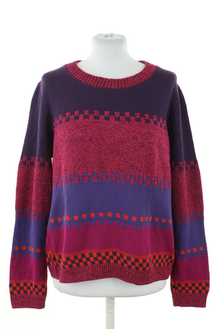 Rosa Pullover mit Muster