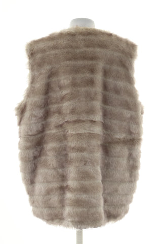 Kamizelka futerkowa szara