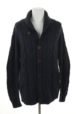 Dunkelblauer Pullover