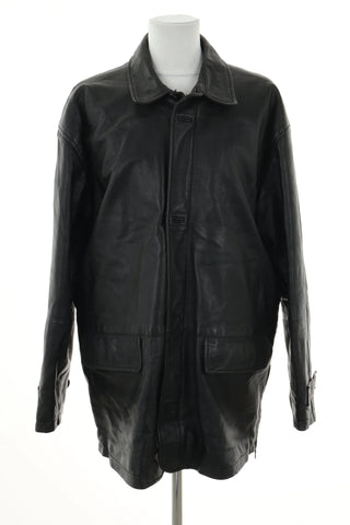 Kurtka czarna skóra