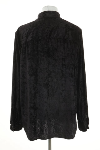 Koszula czarna welurowa
