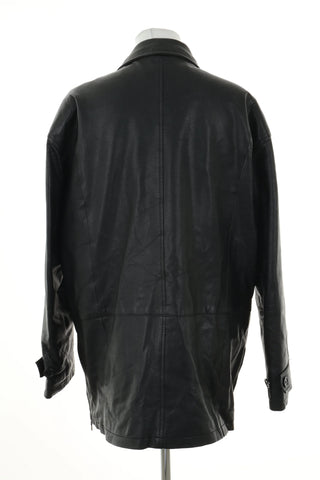 Kurtka czarna skóra