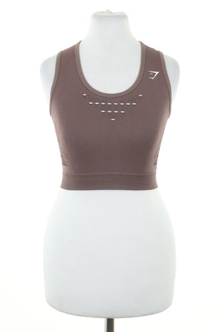 Brown sports top