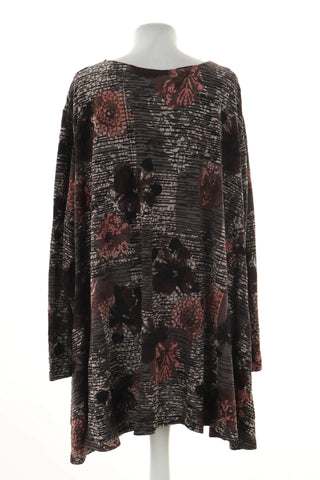 Bluzka brązowa wzorek