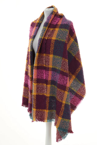 Szalik kolorowy kratka