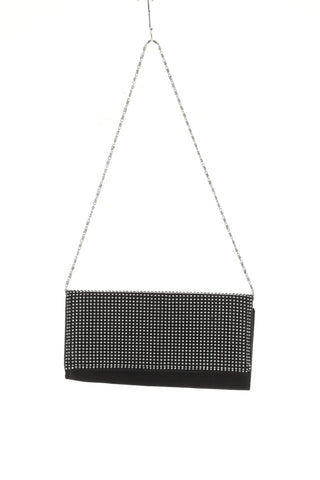 Schwarze glänzende Handtasche