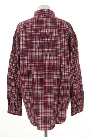 Koszula bordowa kratka