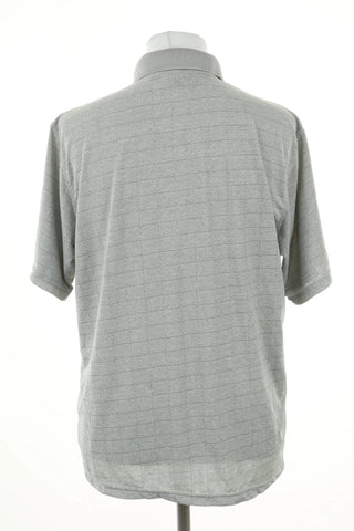 Gray checkered T-shirt