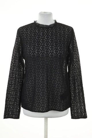 Black lace blouse