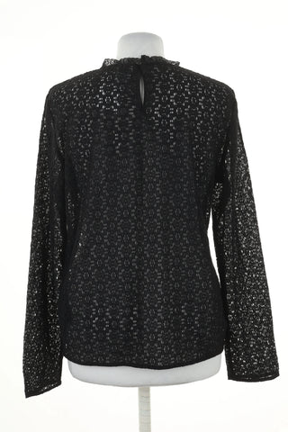 Black lace blouse