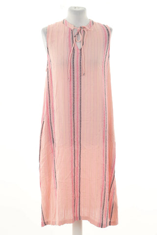 Pink striped dress