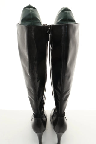 Kozaki czarne skóra