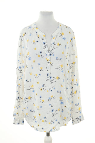 Bluzka biała kwiaty