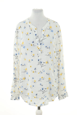 Bluzka biała kwiaty