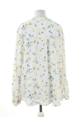 Bluzka biała kwiaty