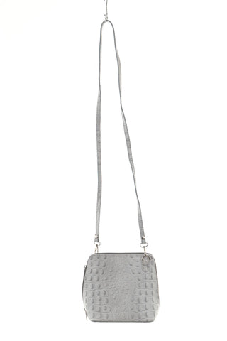 Torebka szara skóra