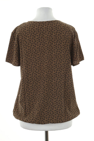 Bluzka brązowa wzorek