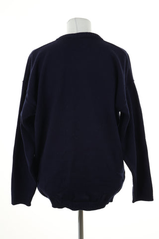 Sweter granatowy