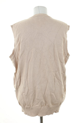 Kamizelka sweterkowa beżowa wzorek