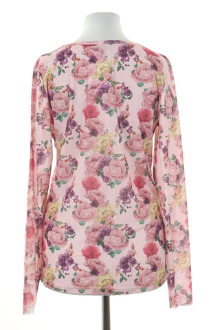 Bluzka różowa kwiaty