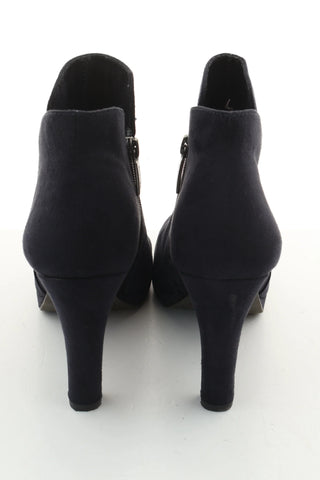 Tmavomodré členkové topánky