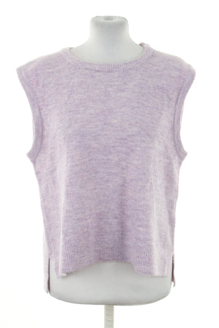 Kamizelka sweterkowa fioletowa